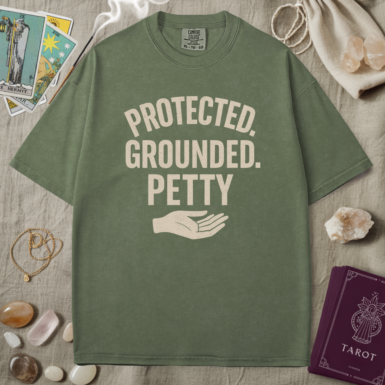 Protected. Grounded. Petty Tee