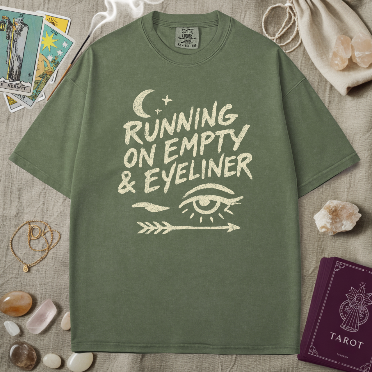 Running On Empty & Eyeliner Tee