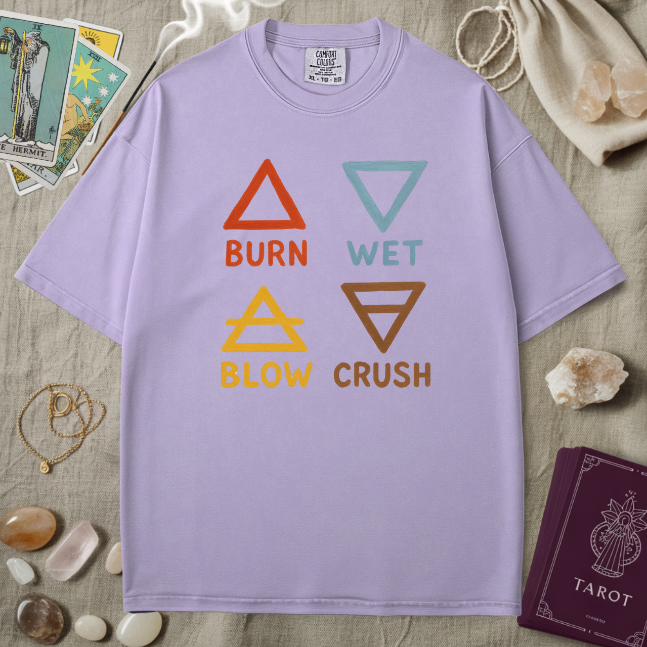 Burn Wet Blow Crush Tee