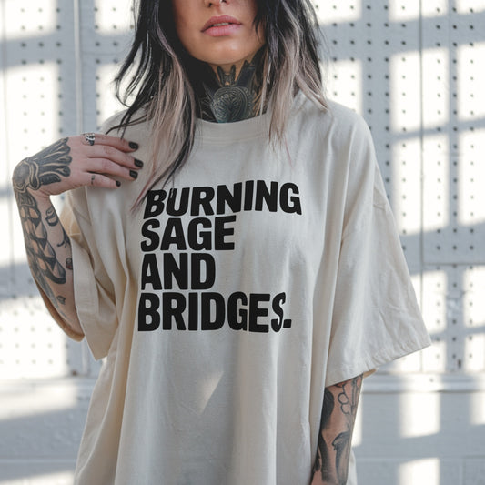 Burning Sage and Bridges Tee