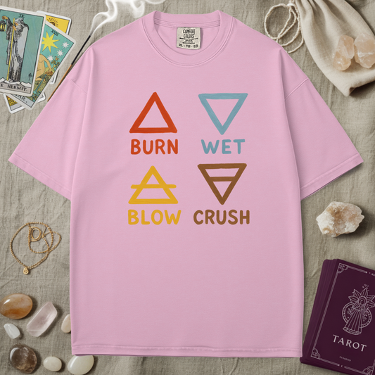Burn Wet Blow Crush Tee