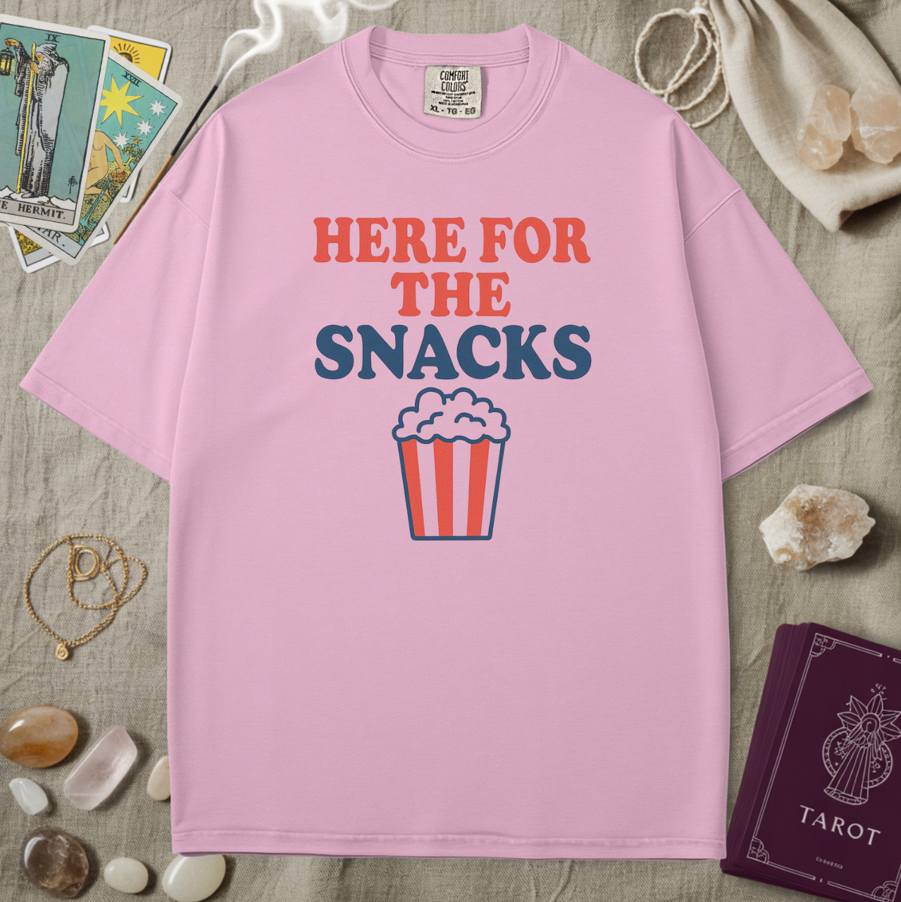 Here For The Snacks Tee