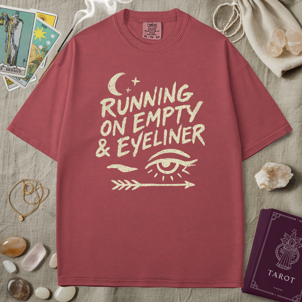 Running On Empty & Eyeliner Tee