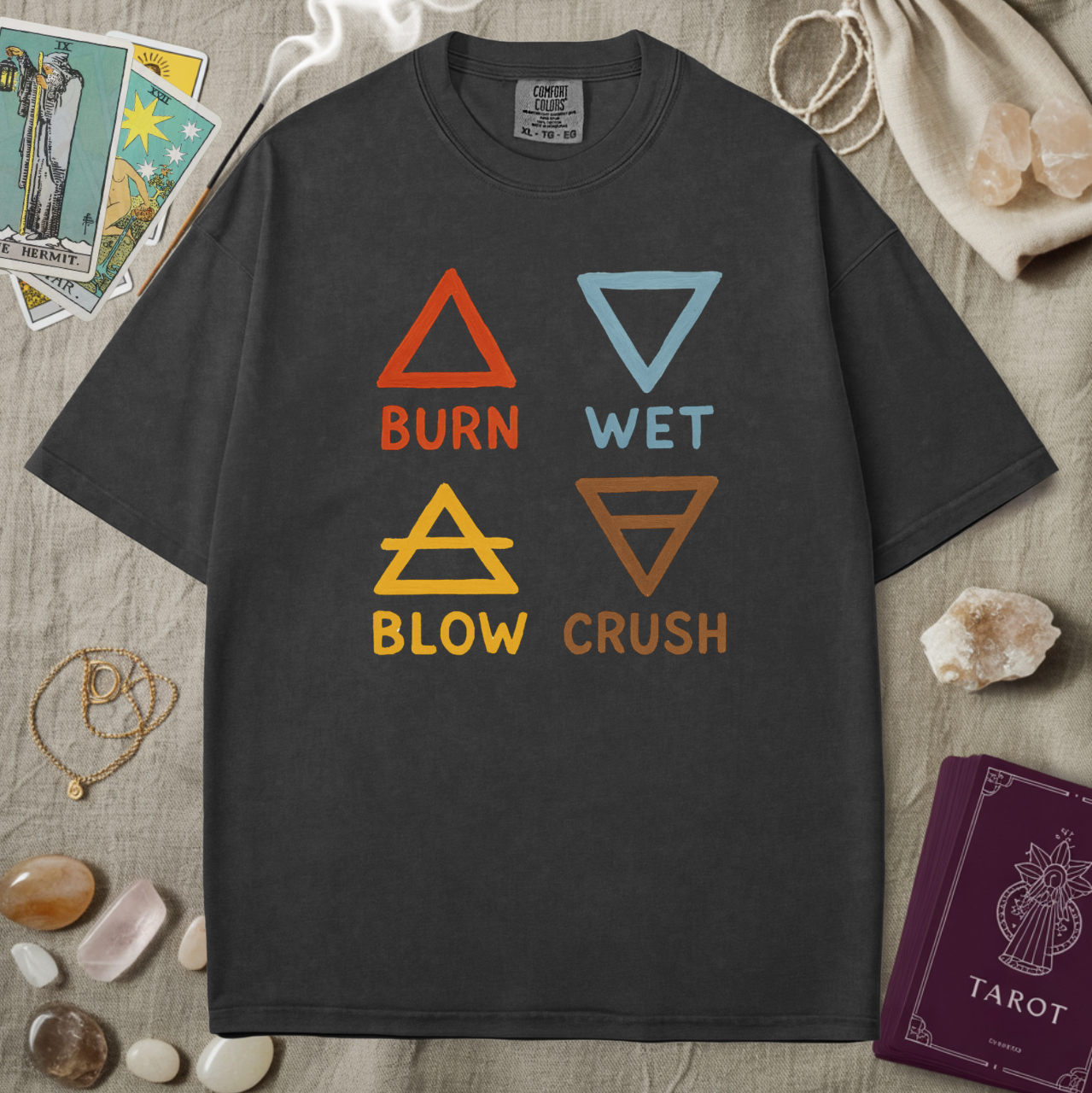 Burn Wet Blow Crush Tee