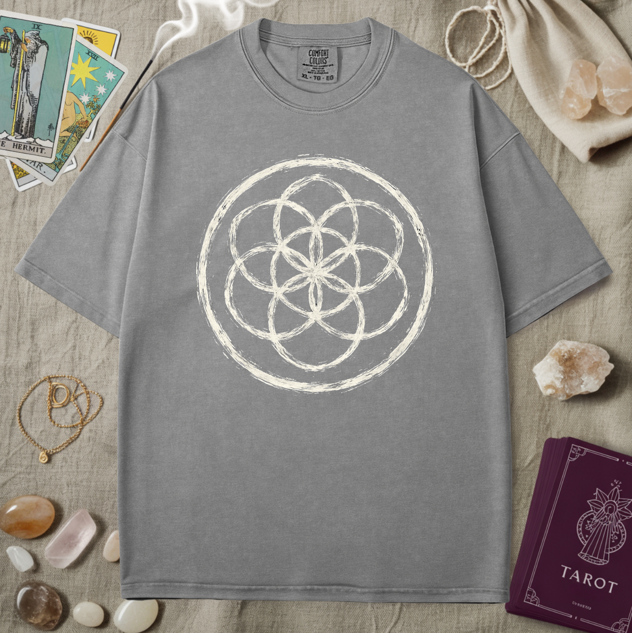 Circle Flower Of Life Tee
