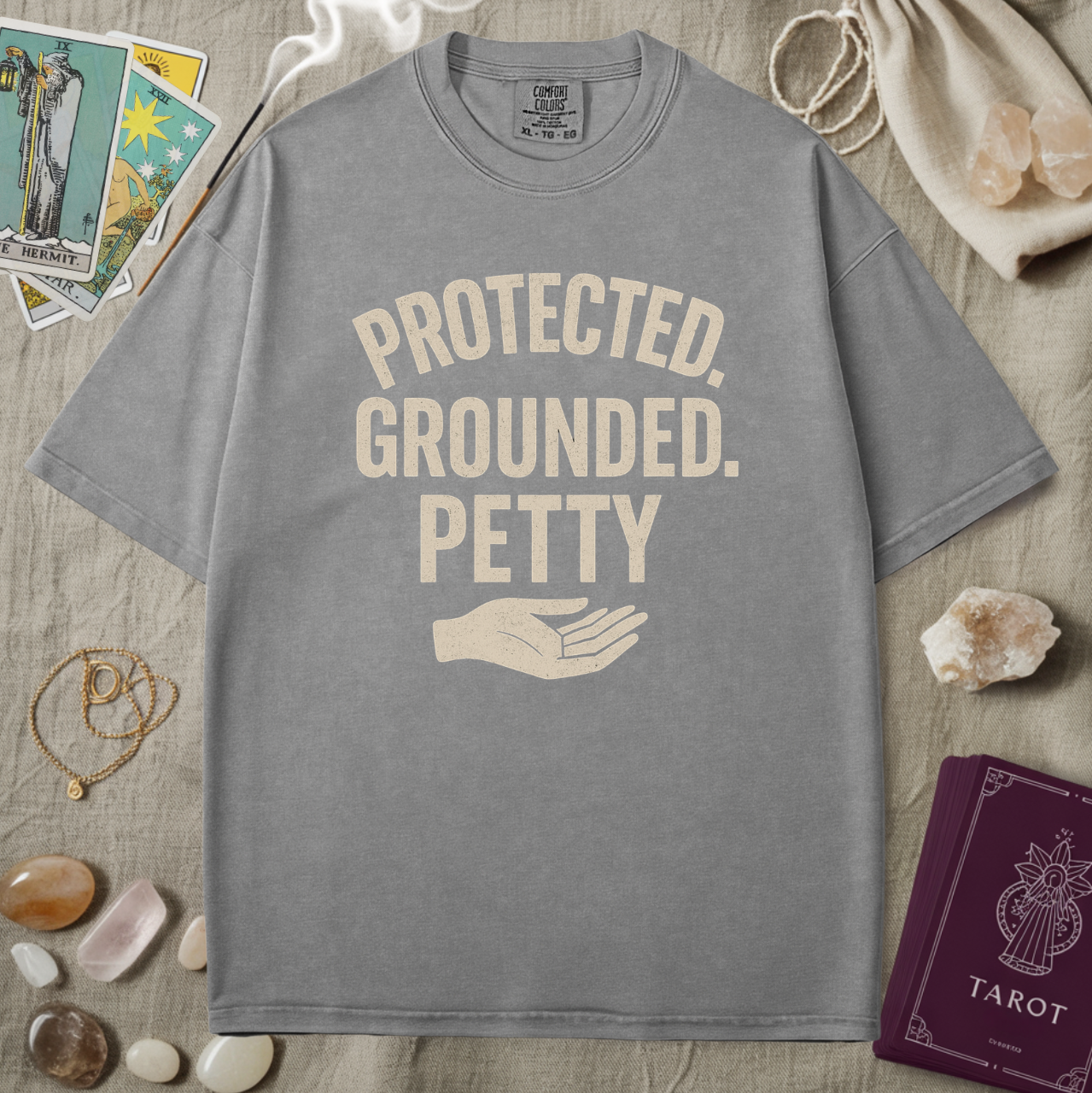 Protected. Grounded. Petty Tee