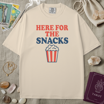 Here For The Snacks Tee