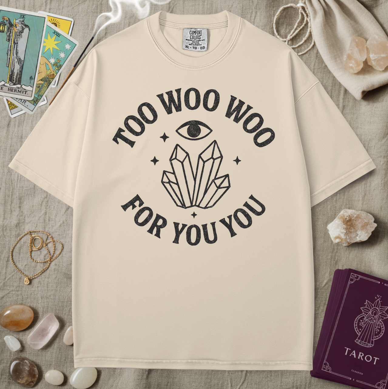 Too Woo Woo For You You Crystal Tee
