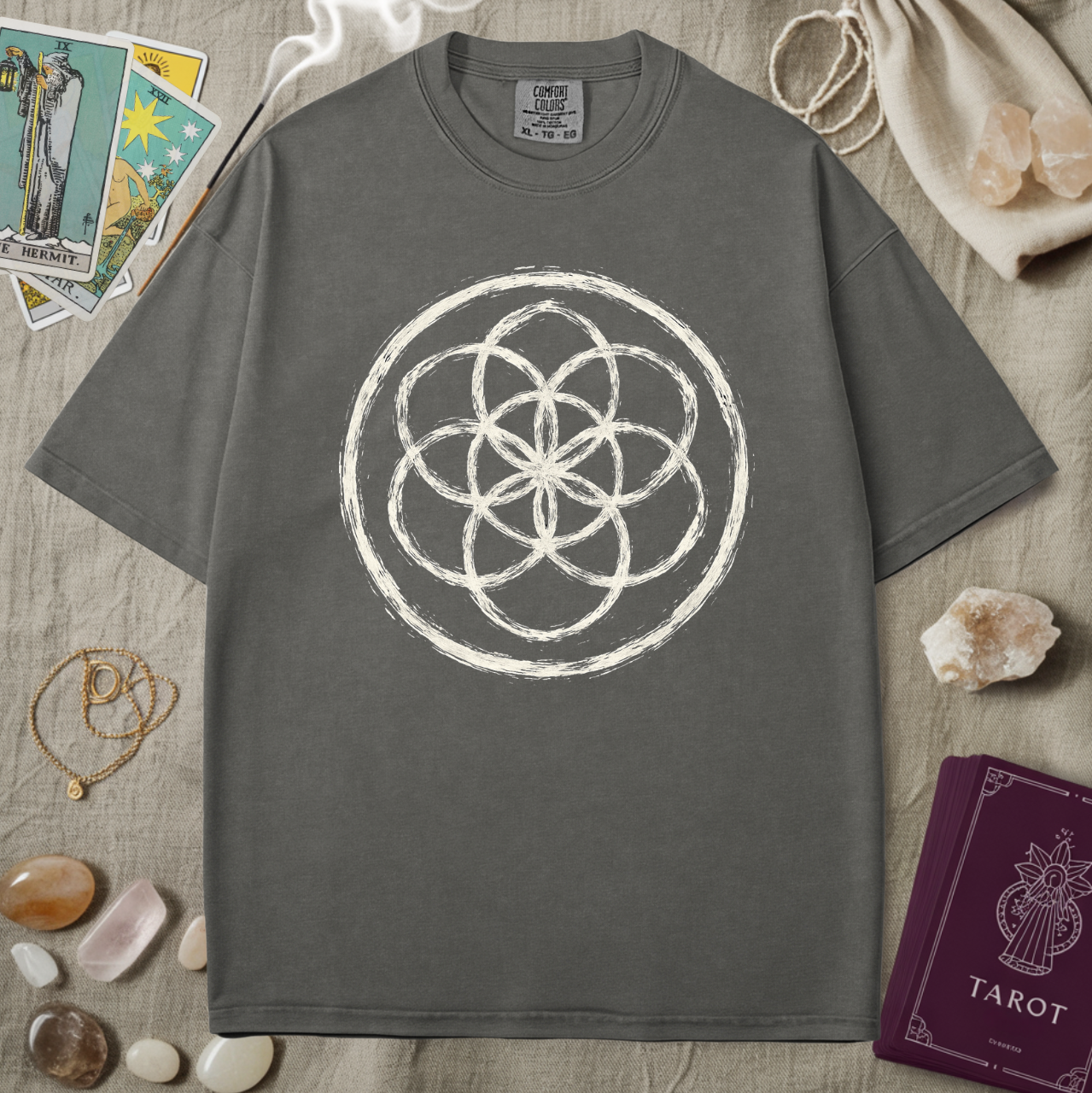 Circle Flower Of Life Tee