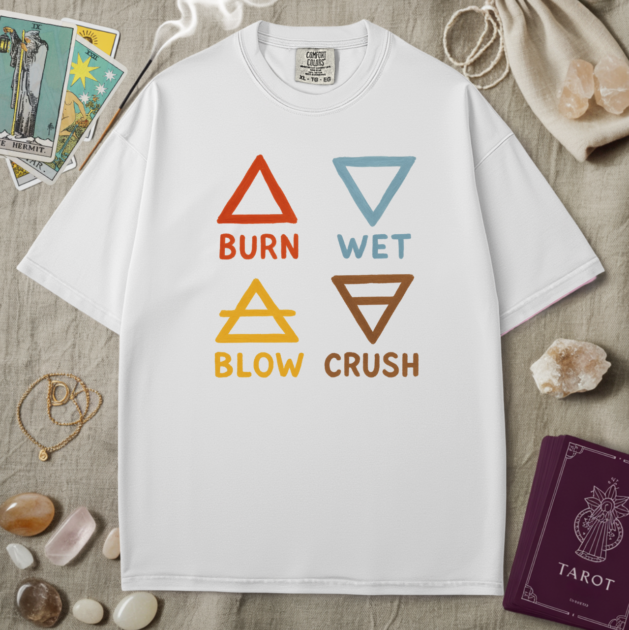 Burn Wet Blow Crush Tee