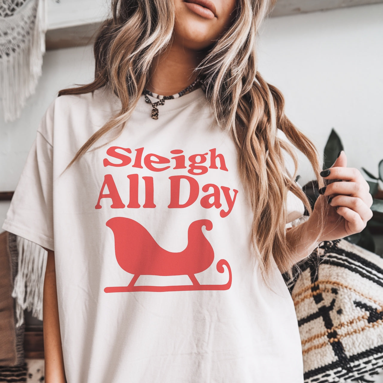 Sleigh All Day Tee