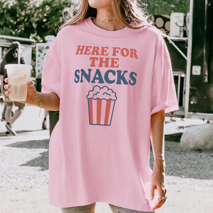Here For The Snacks Tee