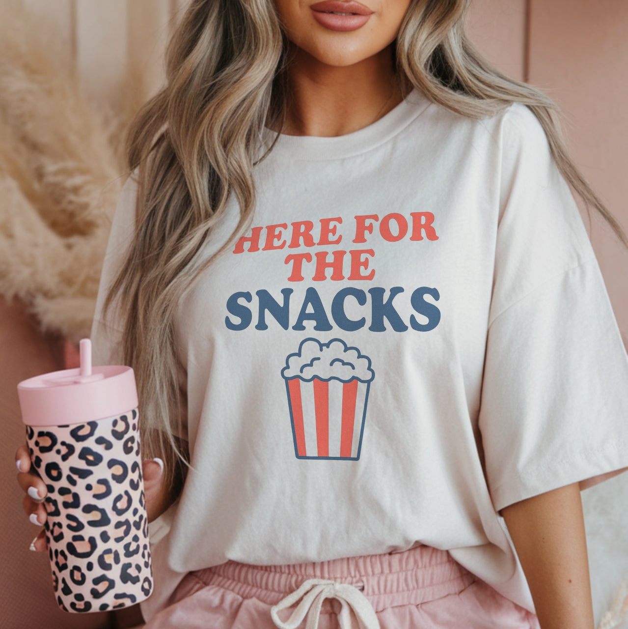 Here For The Snacks Tee