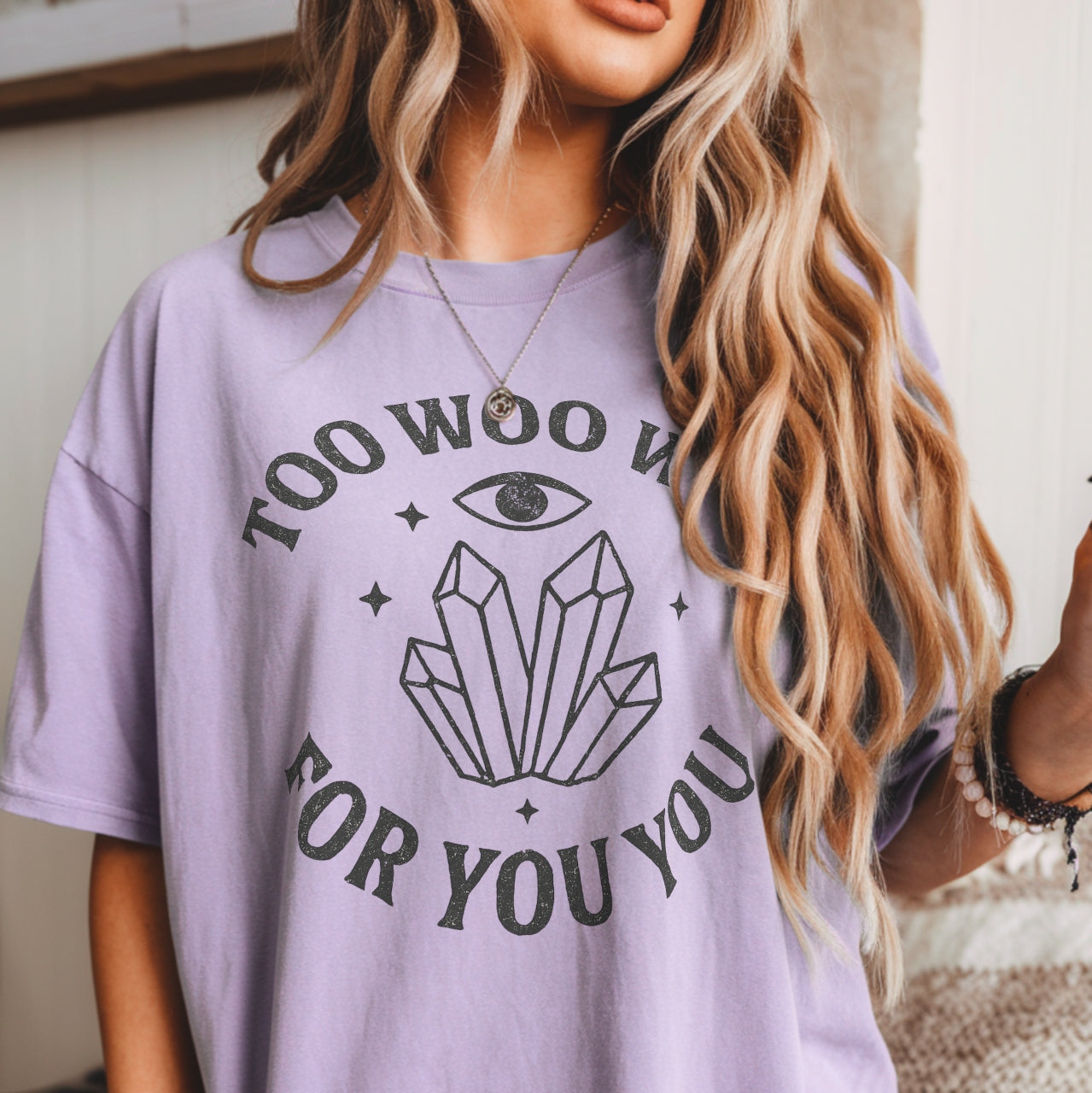 Too Woo Woo For You You Crystal Tee