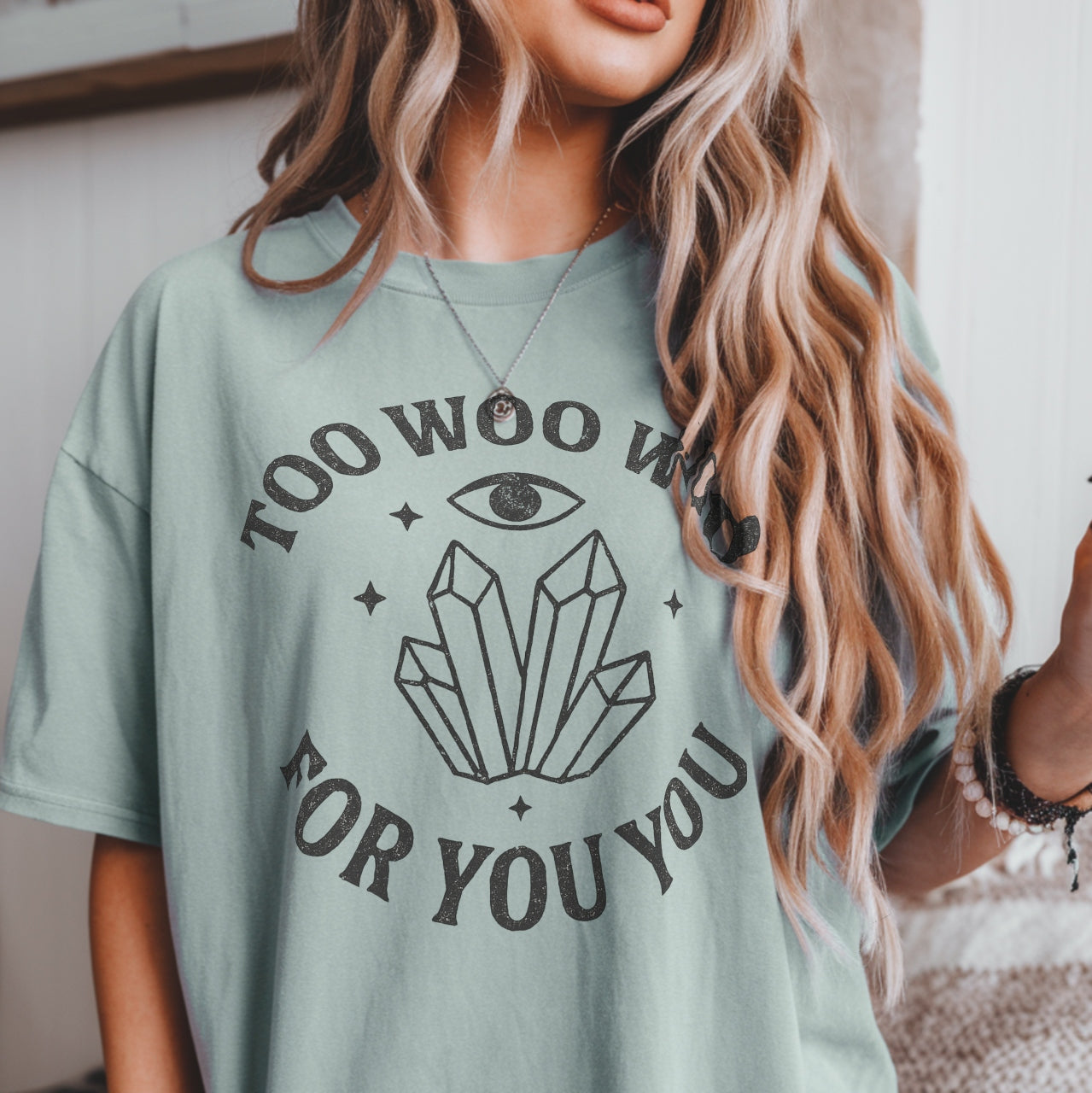 Too Woo Woo For You You Crystal Tee