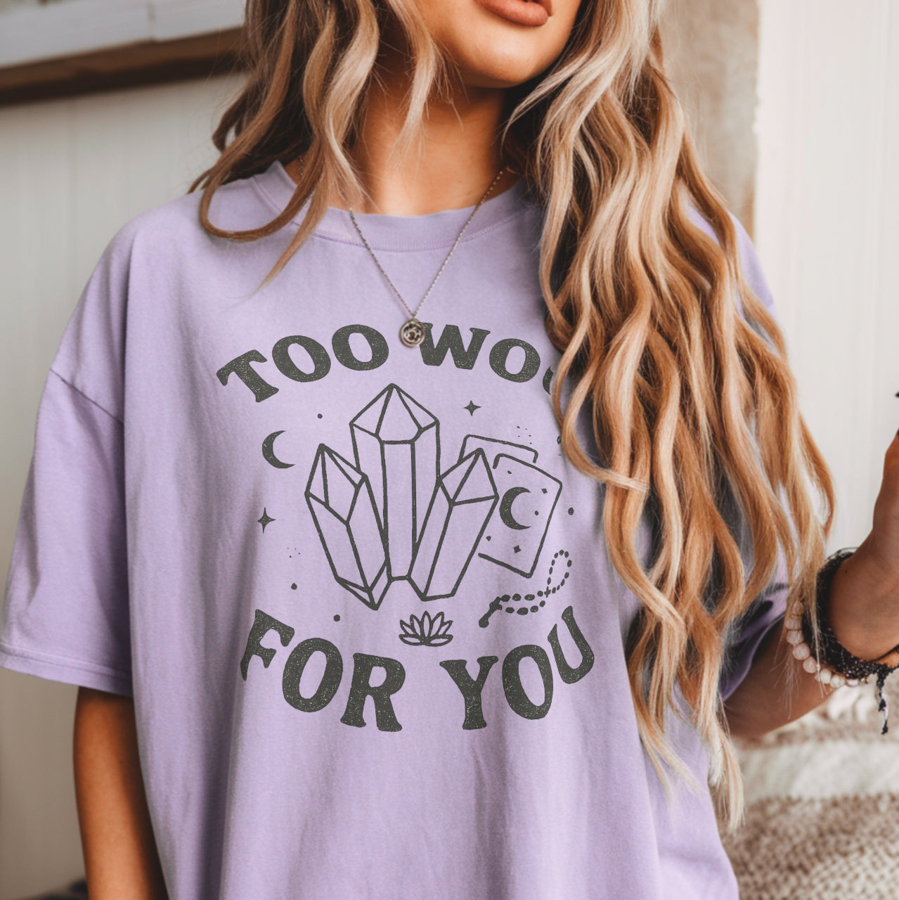 Too Woo For You Crystal Tee
