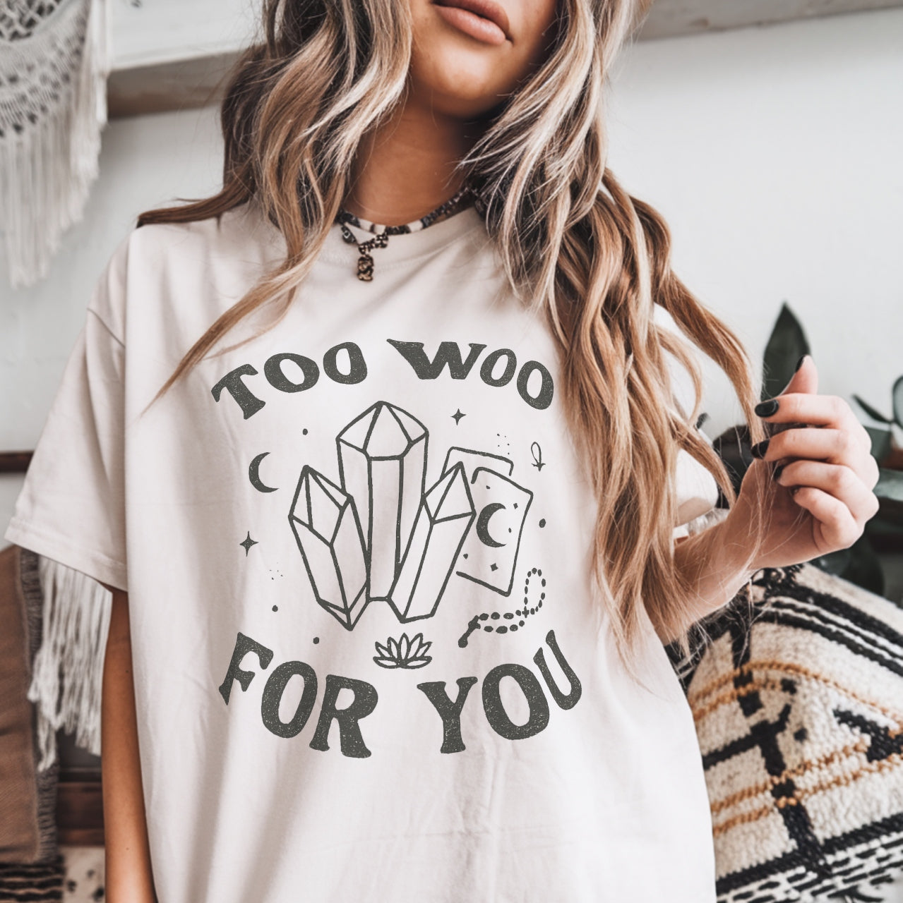 Too Woo For You Crystal Tee