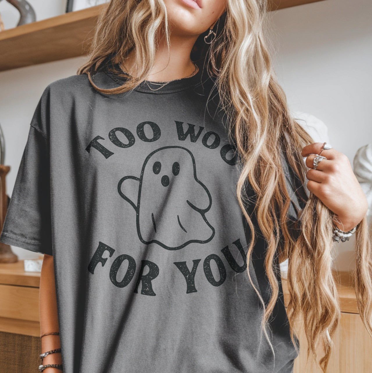 Too Woo For You Ghost Tee
