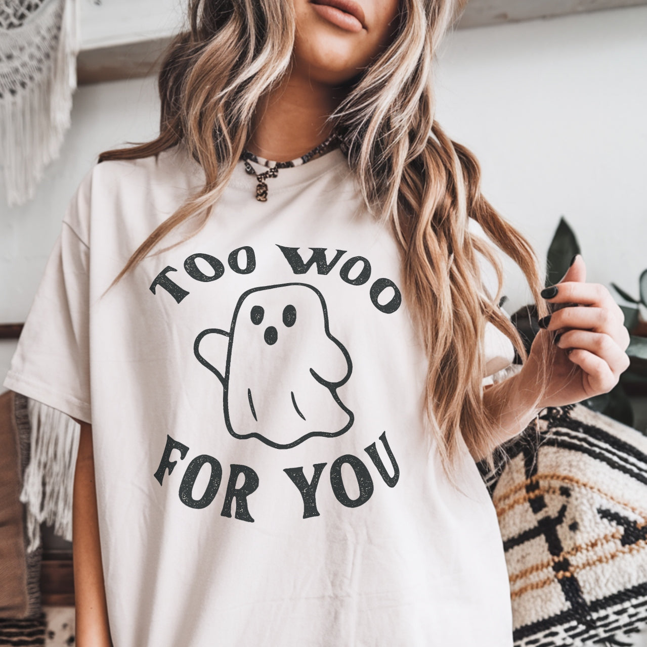 Too Woo For You Ghost Tee